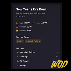 Custom workouts