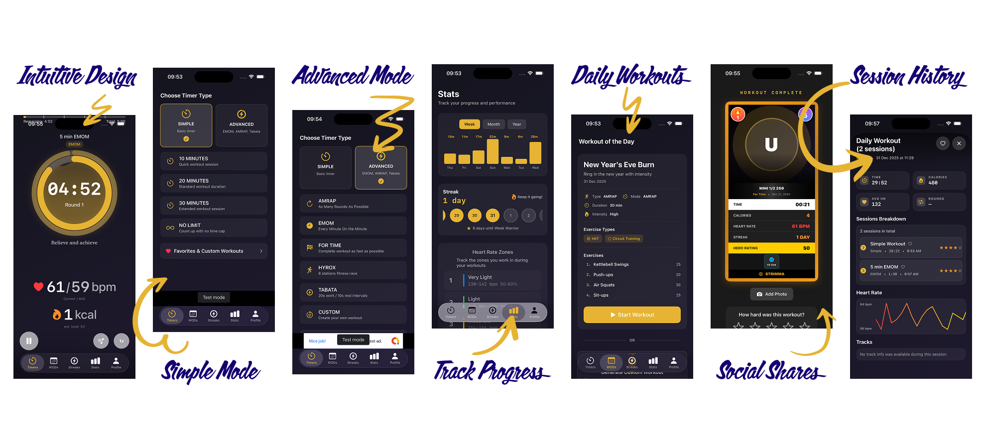 Strimma App Interface
